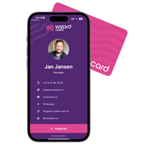 10 Manieren Om Een Digitaal Visitekaartje Online Te Delen Wizard Card