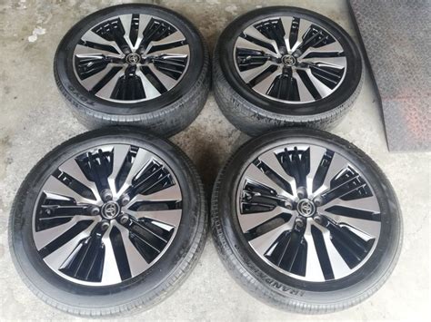 Sport Rim Toyota Alphard Vellfire Original 18 Inch Auto Accessories On