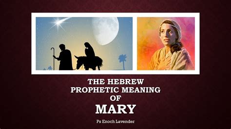 What Is The Meaning Of Mary Miriam Hebrew Prophetic Name Meanings