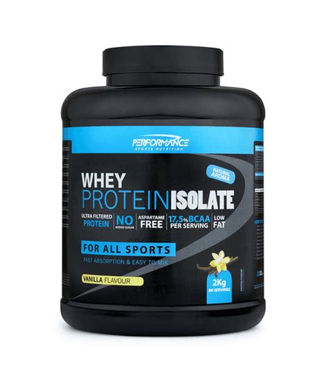 Whey Protein Isolate Performance Sports Nutrition Meest Pure Eiwitshake