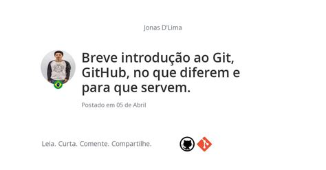 Git E Github No Que Diferem E Para Que Servem