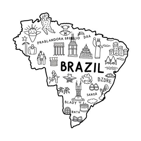 Desenhos De Mapa Do Brasil Para Colorir E Imprimir Colorironline