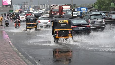 In Photos Heavy Rains Lash Mumbai Met Issues Orange Alert Till August