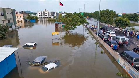 Cyclone Michaung Highlights Rajnath Singh To Conduct Aerial Survey Of