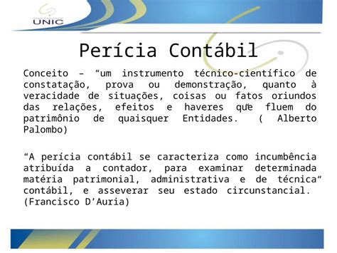 Ppt Per Cia Cont Bil Conceito Um Instrumento T Cnico Cient Fico De