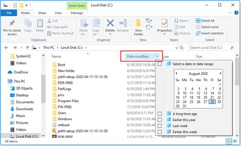 How To Find Files By Date Modified In Windows 10 Minitool