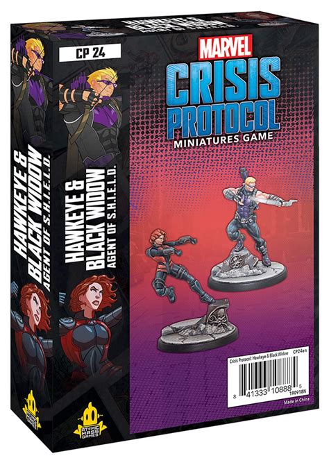 Buy Atomic Mass Games Marvel Crisis Protocol Hawkeye And Black Widow