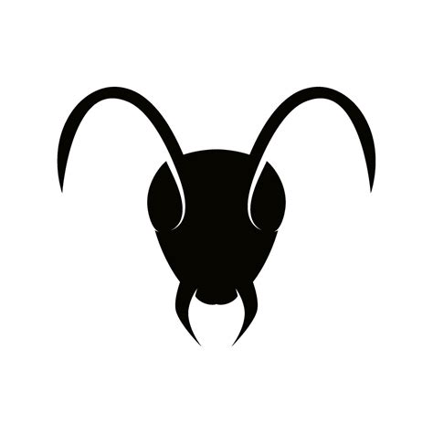 Ant Head Vector Logo Template Vector Art At Vecteezy