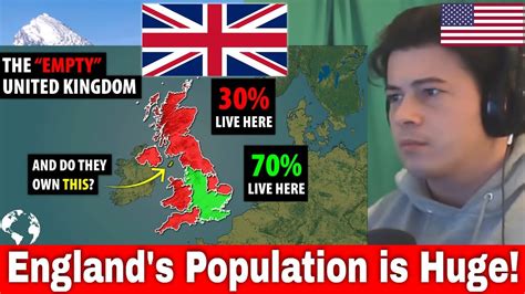 American Reacts Why So Few People Live In Scotland Wales Northern