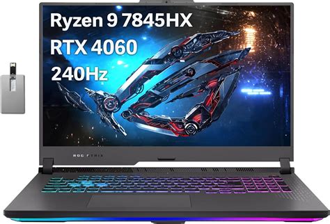 "ASUS ROG Strix G17, 17.3"" QHD, Ryzen 9, RTX 4060, 64GB, 4TB SSD, Win ...