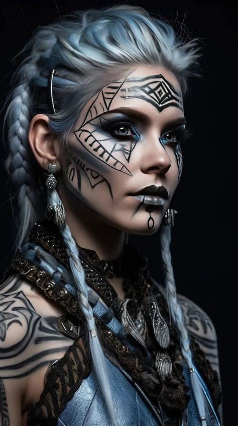 Pin By Whitney Reiner On Halloween Ideas Viking Makeup Viking