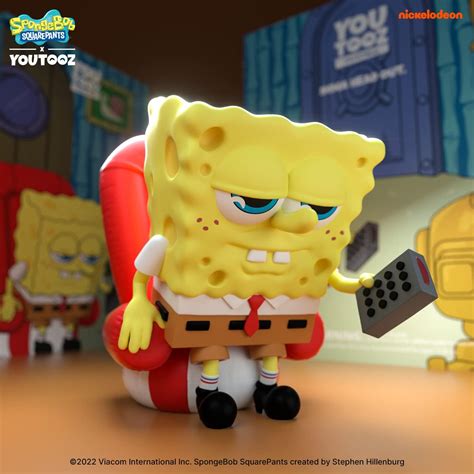 Figura De Vinilo De Bob Esponja Que Se Dirige Hacia Fuera Figura De Bob