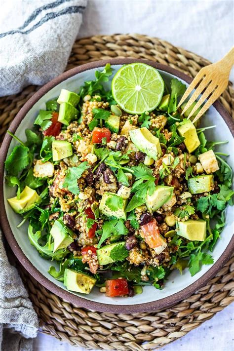 Southwest Black Bean Quinoa Salad