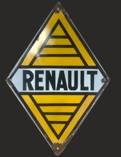 Plaque émaillée Renault 1959 Legend Factory Brocante en ligne et