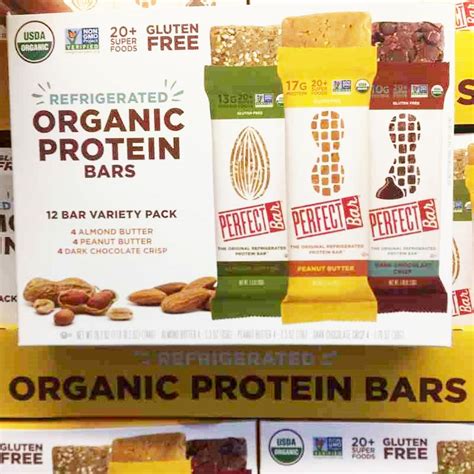 Perfect Foods Organic Protein Bar Variety Pack Gf 1603075 Souths Market