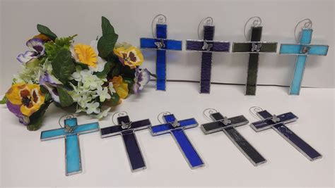 Cross in Stained Glass - Etsy