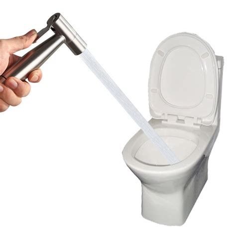 Bidet Pulv Risateur Manuel Pour Toilette Bidet En Acier Inoxydable