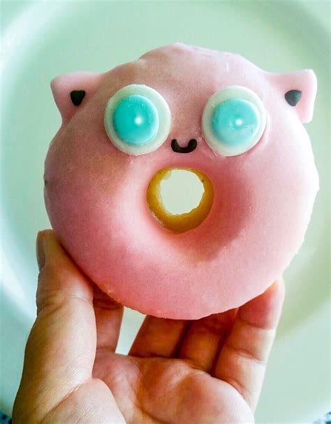 Jigglypuff Pokemon Baked Donut Doughnut