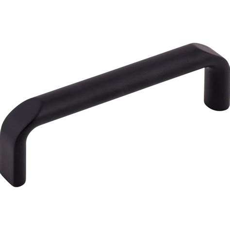 Devon Collection - Exeter 3 3/4" Centers Bar Pull in Flat Black by Top