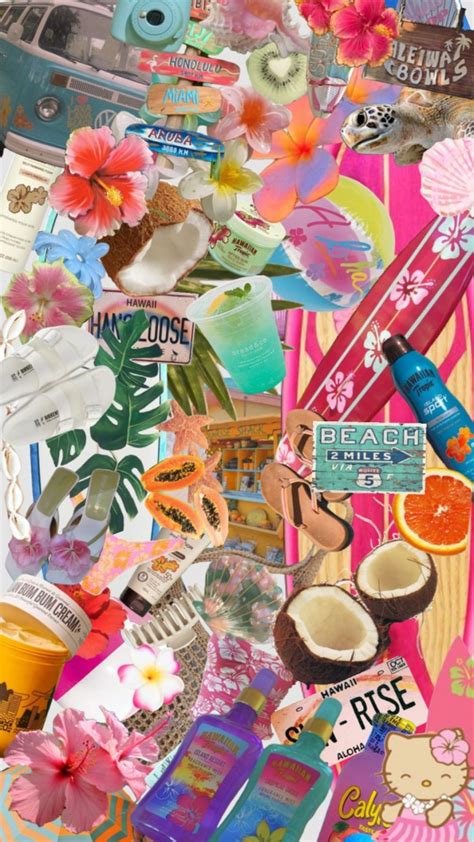 Summer Collage Mood Board What Not To Love Idea Wallpapers IPhone