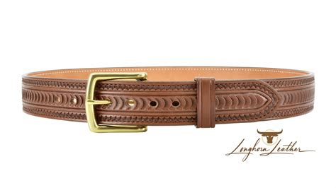 Longhorn Leather Az Custom Leather Gun Belt Featuring The Tucson Design