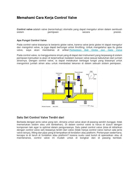 Memahami Cara Kerja Control Valve Pdf