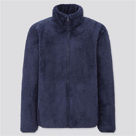 Men Fluffy Yarn Fleece Full Zip Jacket Uniqlo Us