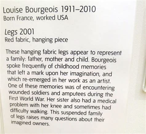 A Place Called Space: Louise Bourgeois at Tate Modern