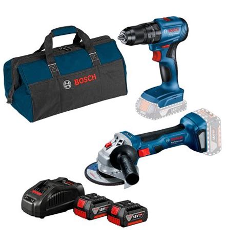 Pack Bosch Taladro Percutor Atornillador Gsb Li Esmeril Inalambrico