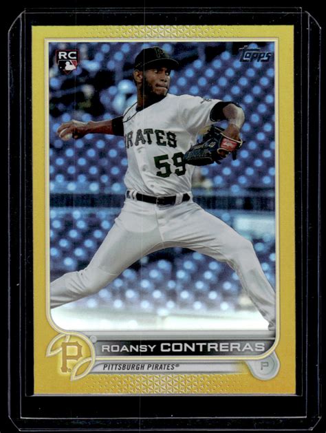 Topps Gold Foil Roansy Contreras On Kronozio