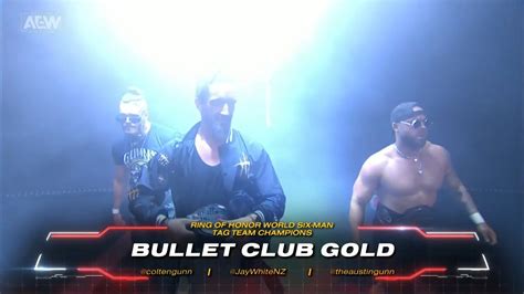 Bullet Club Gold Entrance Aew Collision January 20 2024 Youtube