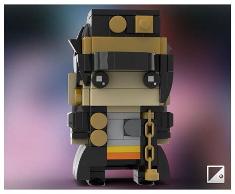 Lego Moc Jojos Bizarre Adventures Lego Brickheadz Moc Jotaro Kujo By