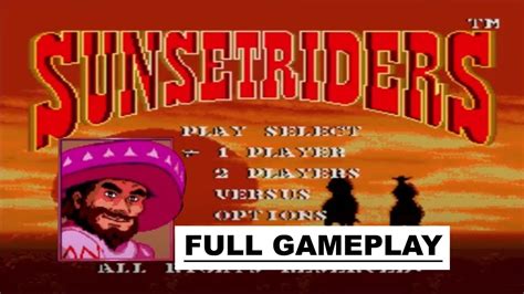 Sunset Riders No Damage Walkthrough 1080p 60fps Youtube