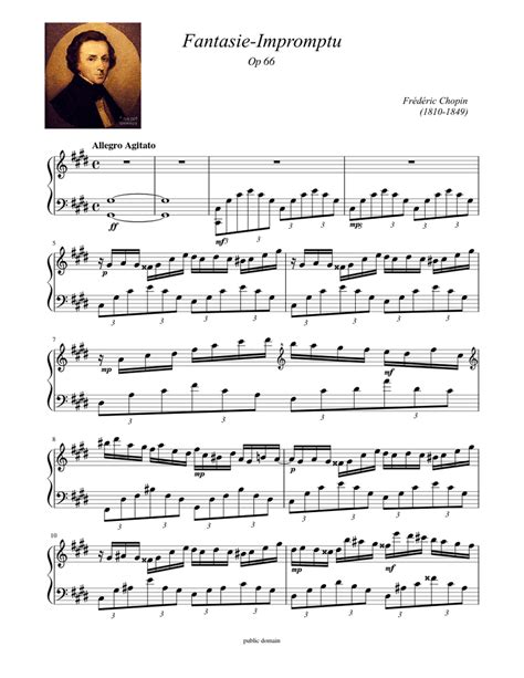 Fantasie-Impromptu Sheet music | Musescore.com