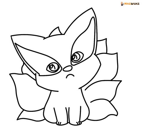 Kurama Coloring Pages Free Printable Coloring Pages