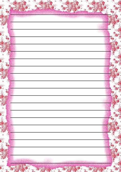 Pin By Amanda Caldwell On Printable Stationary Paper In Writing