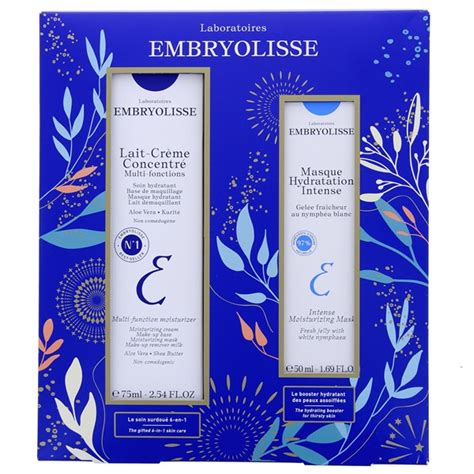 Coffret Lait crème Concentré 75ml Masque Hydratation Intense 50ml