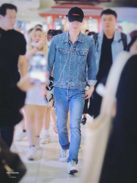 Pin By Mahima Karnani On Oh Se Hun Sehun Denim Jacket Fashion Jackets