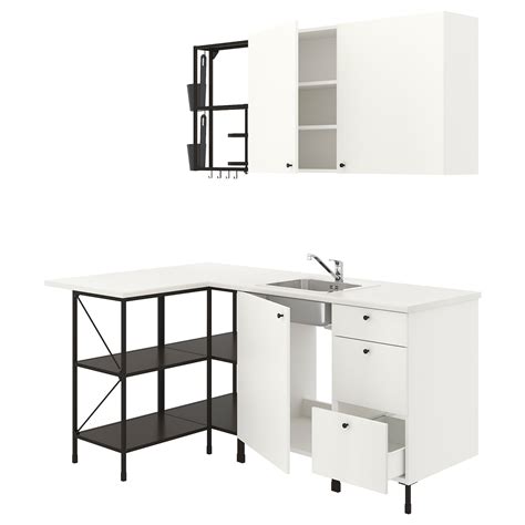 Enhet Corner Kitchen Anthracitewhite Ikea