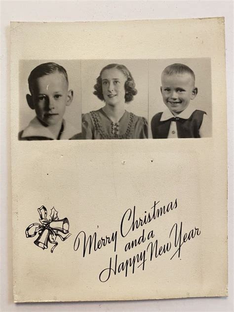 Vintage Photo Christmas Cards -Festive Greetings From The Family! - The Vintage Inn