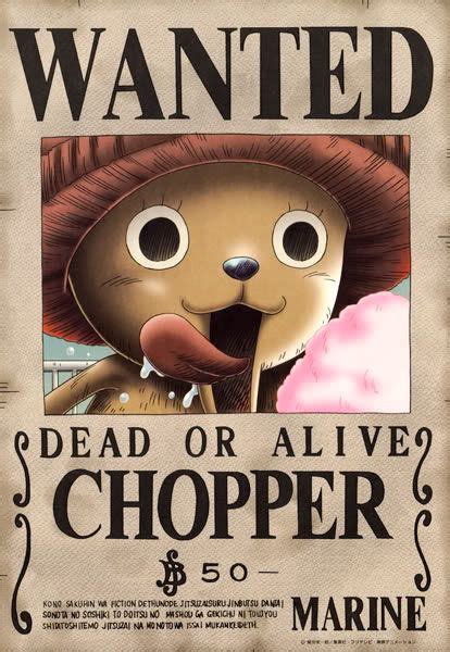 Wanted Poster: Chopper Chopper, Marine, Fiction, Teddy Bear, Piecings ...