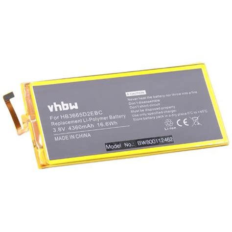 Vhbw Li Polymer Batteria Mah V Per Cellulari E Smartphone