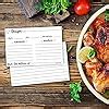 Amazon Herzii Prints Double Sided Recipe Cards X Inches