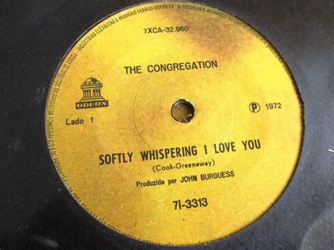 The Congregation Softly Whispering I Love You 1972 Vinyl Discogs