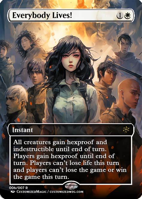 Everybody Lives Magic The Gathering Proxy Cards