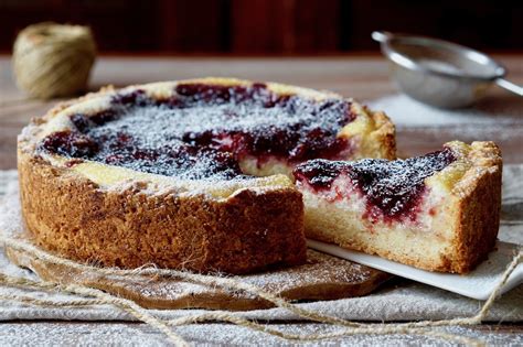 Crostata Morbida Con Ricotta E Marmellata C Di Dolcezza