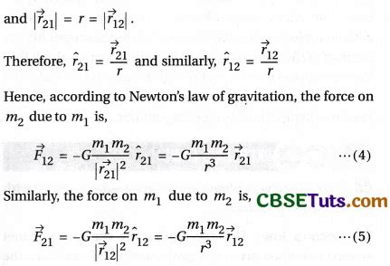 Newton’s law of Gravitation : Definition, Derivation and Solved ...