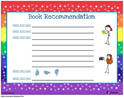 Recommandation De Livre Storyboard Par Fr Examples