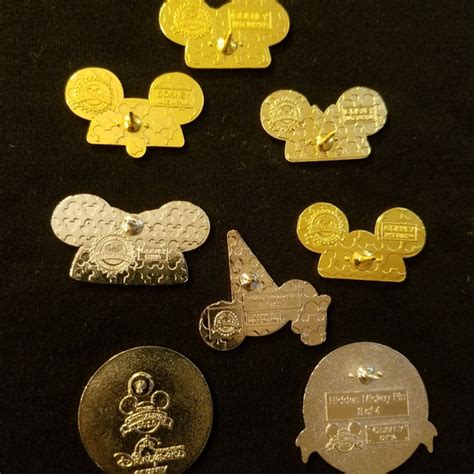 Disney Jewelry Lot Of 8 Disney Trading Pins Some Hidden Mickeys Poshmark