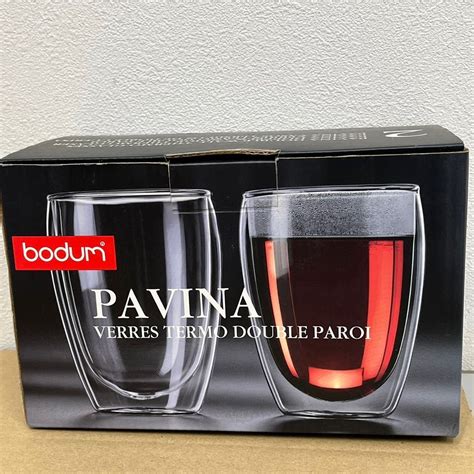 M54 美品 bodum ボダム PAVINA VERRES TERMO DOUBLE PAROI 2個SET代購幫